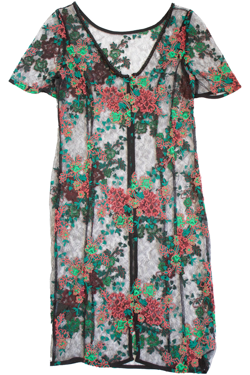 Trelise Cooper - Floral Mesh Midi Dress