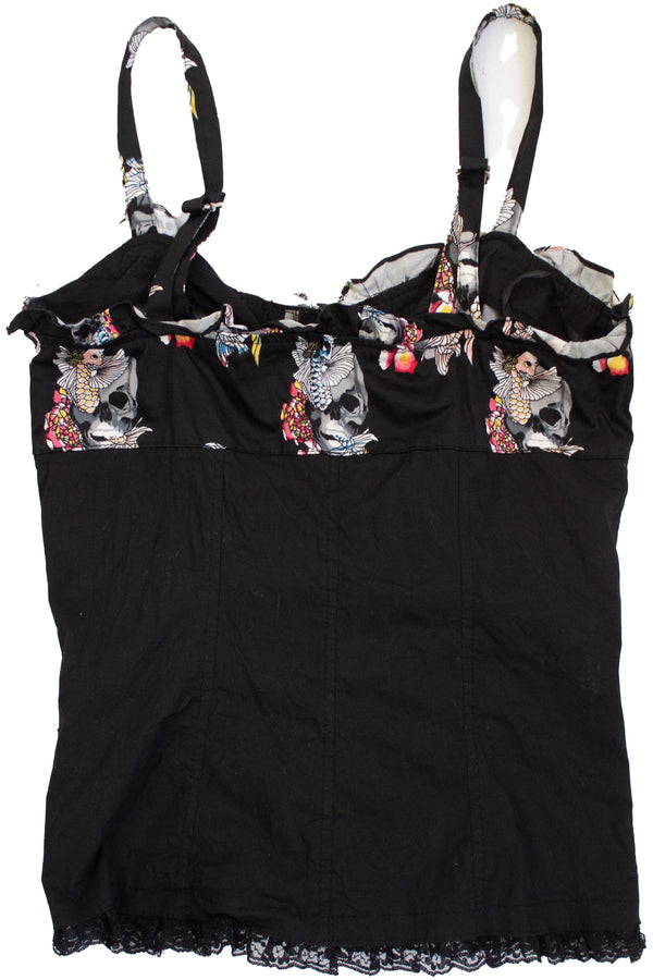 Royal Bones - Skull Graphic Corset