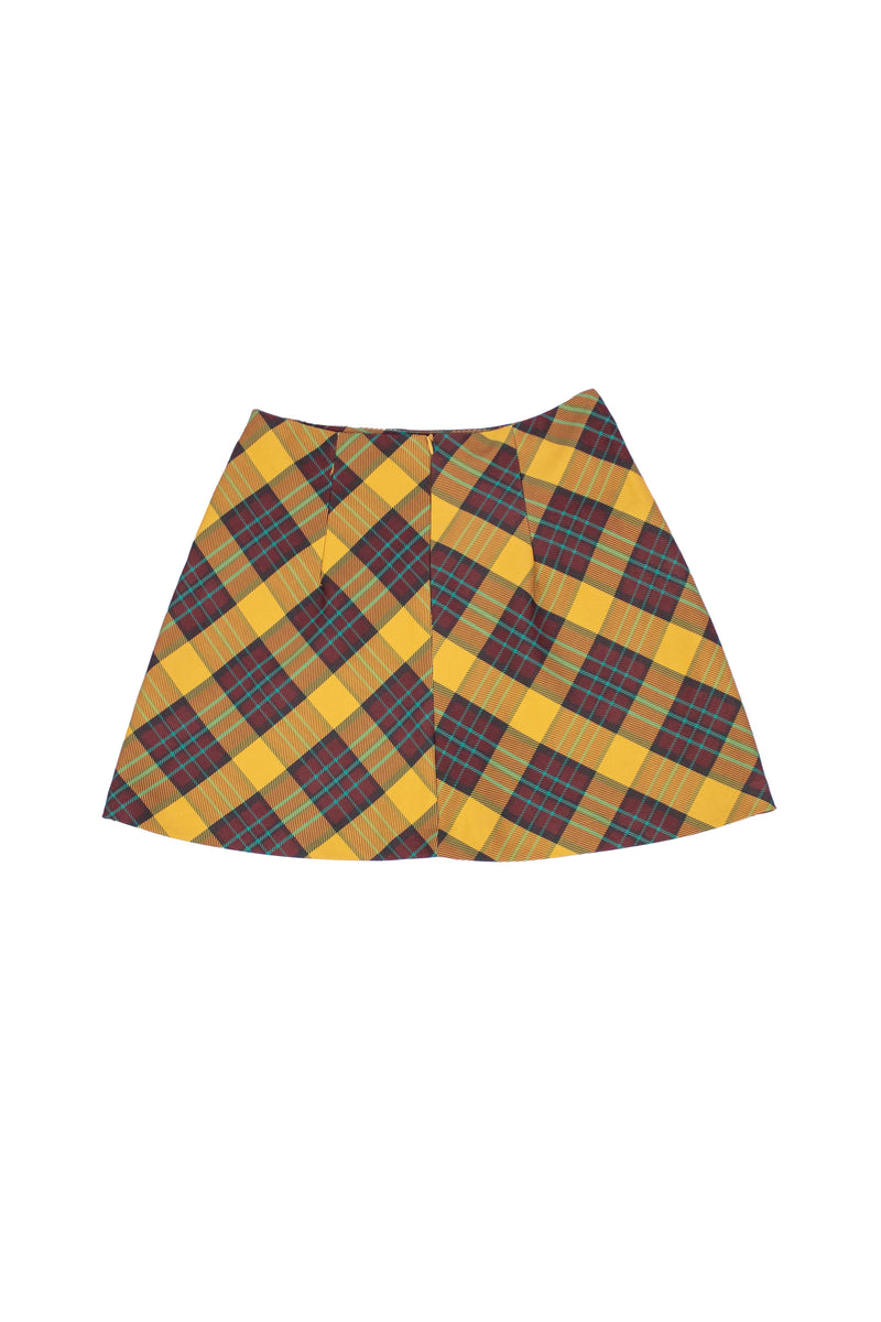 Zara Woman - Plaid Mini Skirt