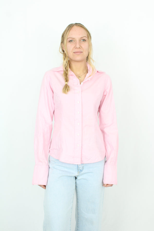 TM Lewin - Fitted Pink Shirt