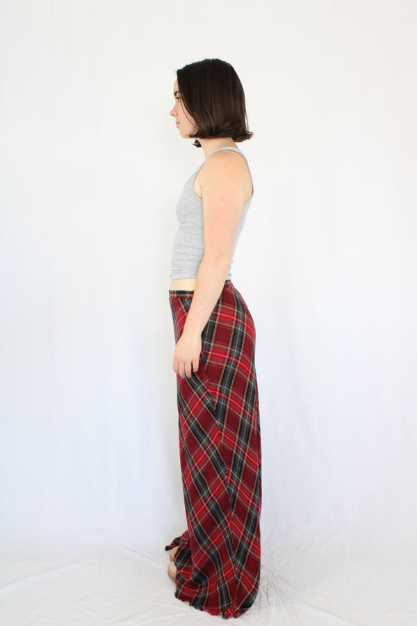 Tartan Maxi Skirt