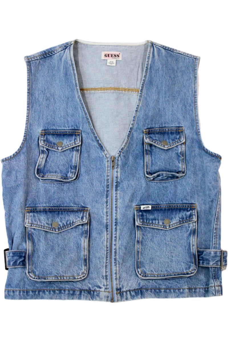 Guess - Denim Fishing Vest