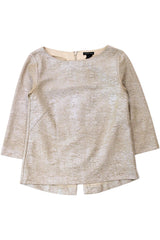 Club Monaco - Gold Crinkle Top