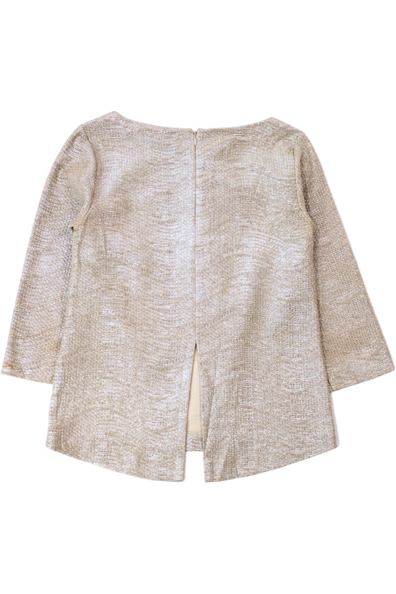 Club Monaco - Gold Crinkle Top