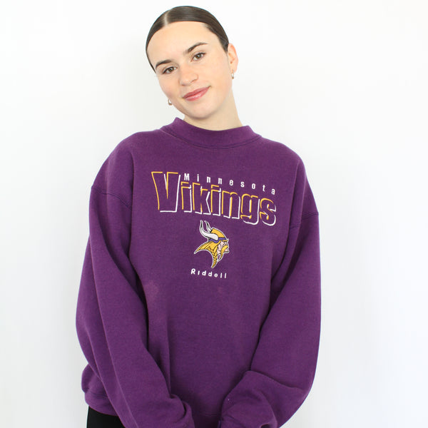 Vintage Minnesota Vikings Crewneck Sweatshirt NWT NFL Football