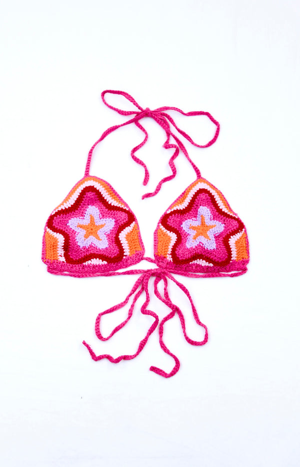 House of Sunny - Crochet Triangle Bikini Top