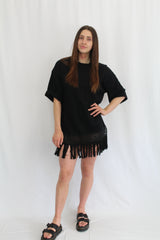 Blacklist - Fringe Sweat Dress