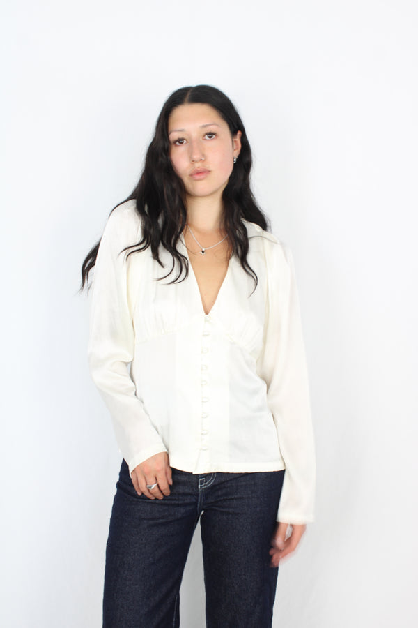 Hansen & Gretel - Silk Button Top