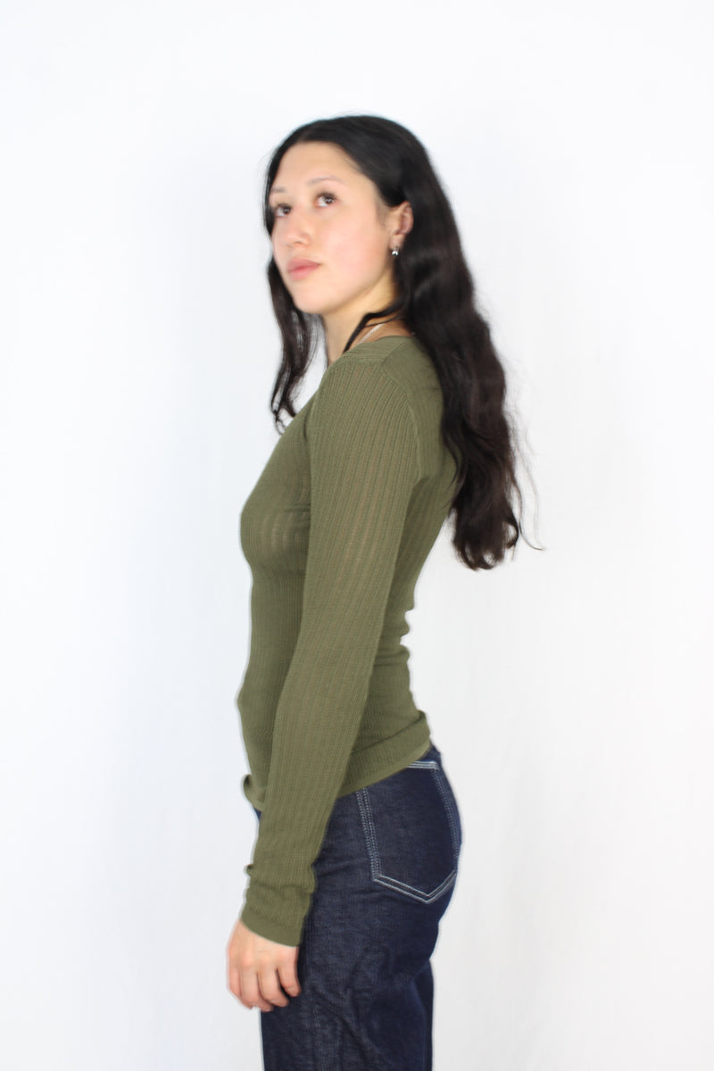 Ruby - Keyhole Knit Top