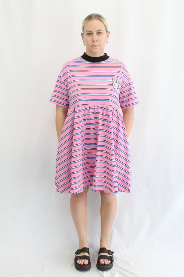 Lazy Oaf - Stripe Tee Dress