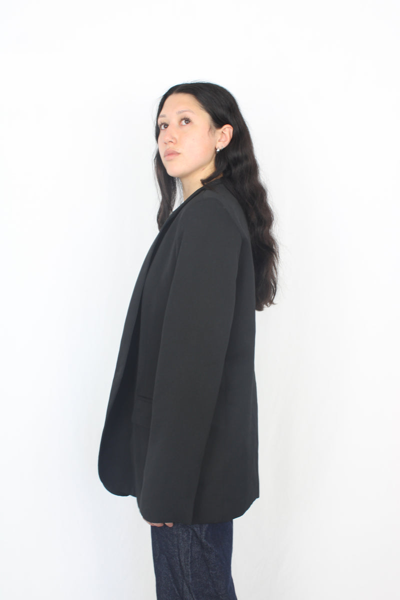 Gregory - Collarless Oversized Blazer