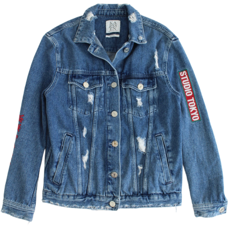 Zoe Karssen - Distressed Denim Jacket