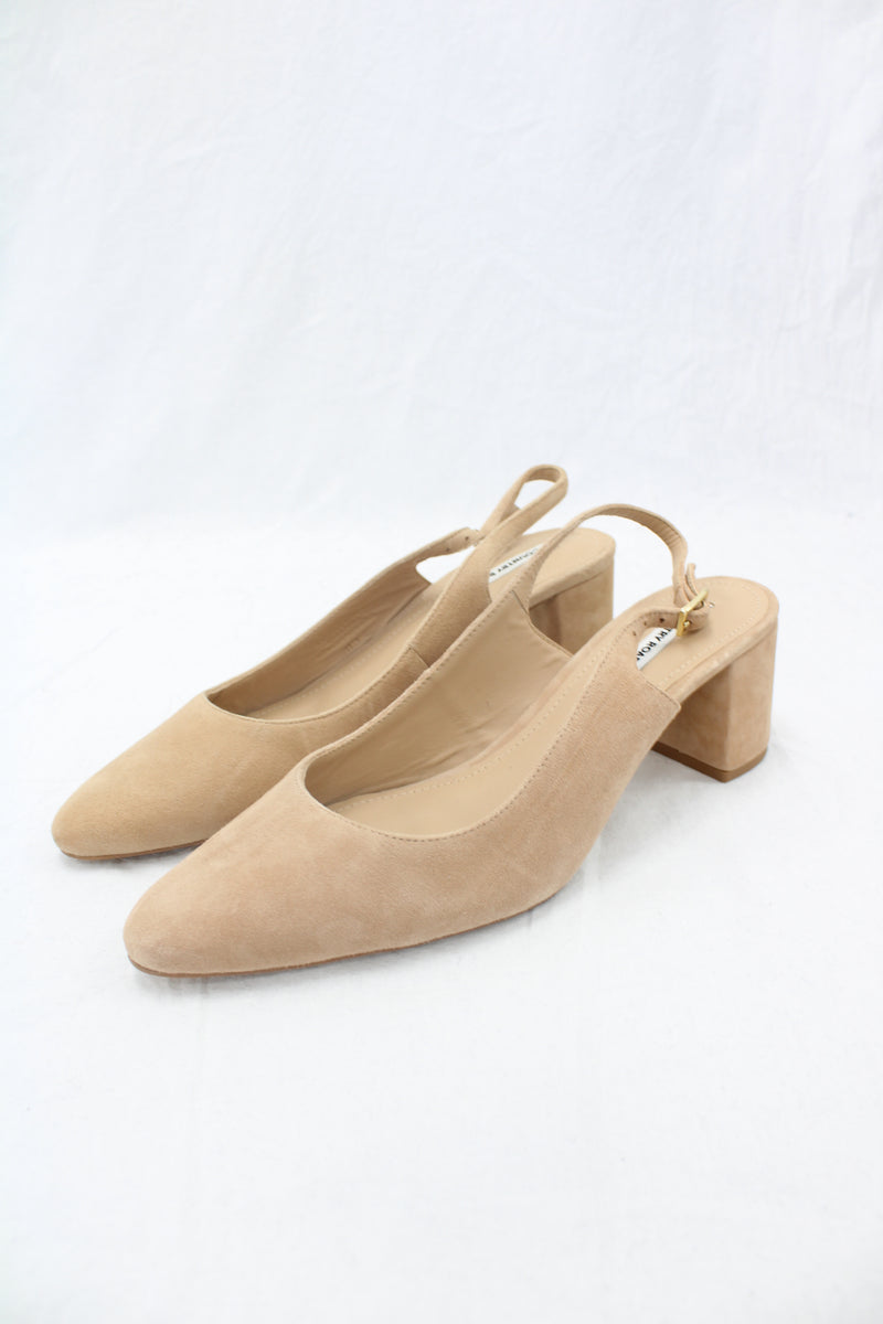 Country Road - Suede Slingback Heels