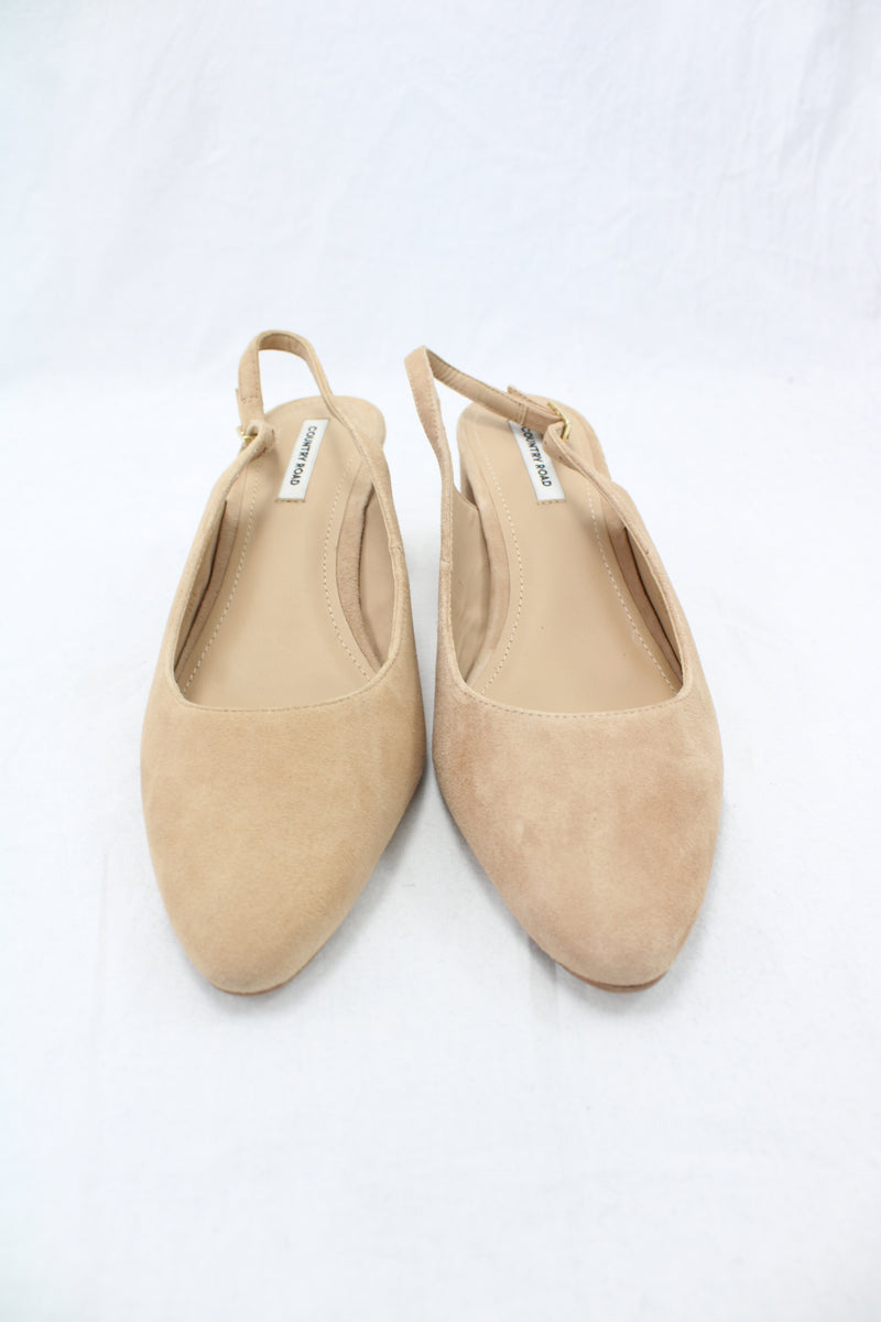 Country Road - Suede Slingback Heels