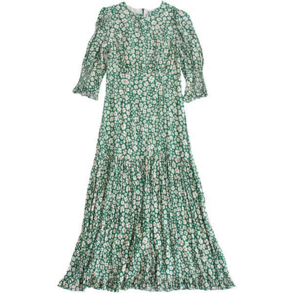 Rixo - Green Floral Maxi