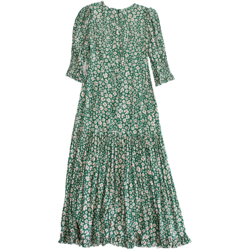 Rixo - Green Floral Maxi