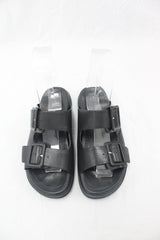 Mi Piaci - Leather Buckle Sandals