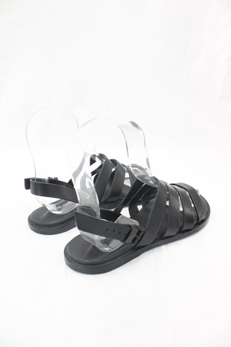 Ann Demeulemeester - Leather Strappy Sandals