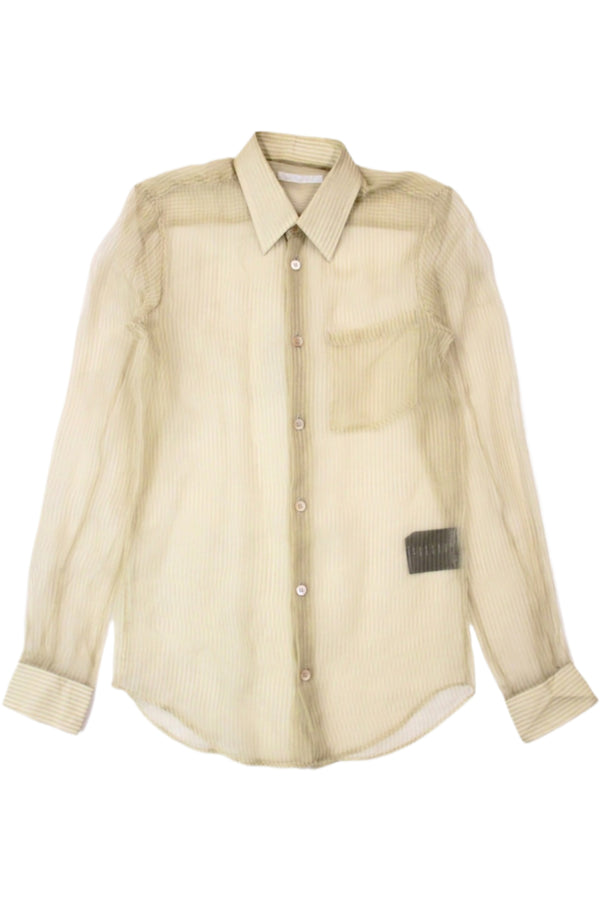 Helmut Lang - Sheer Stripe Shirt