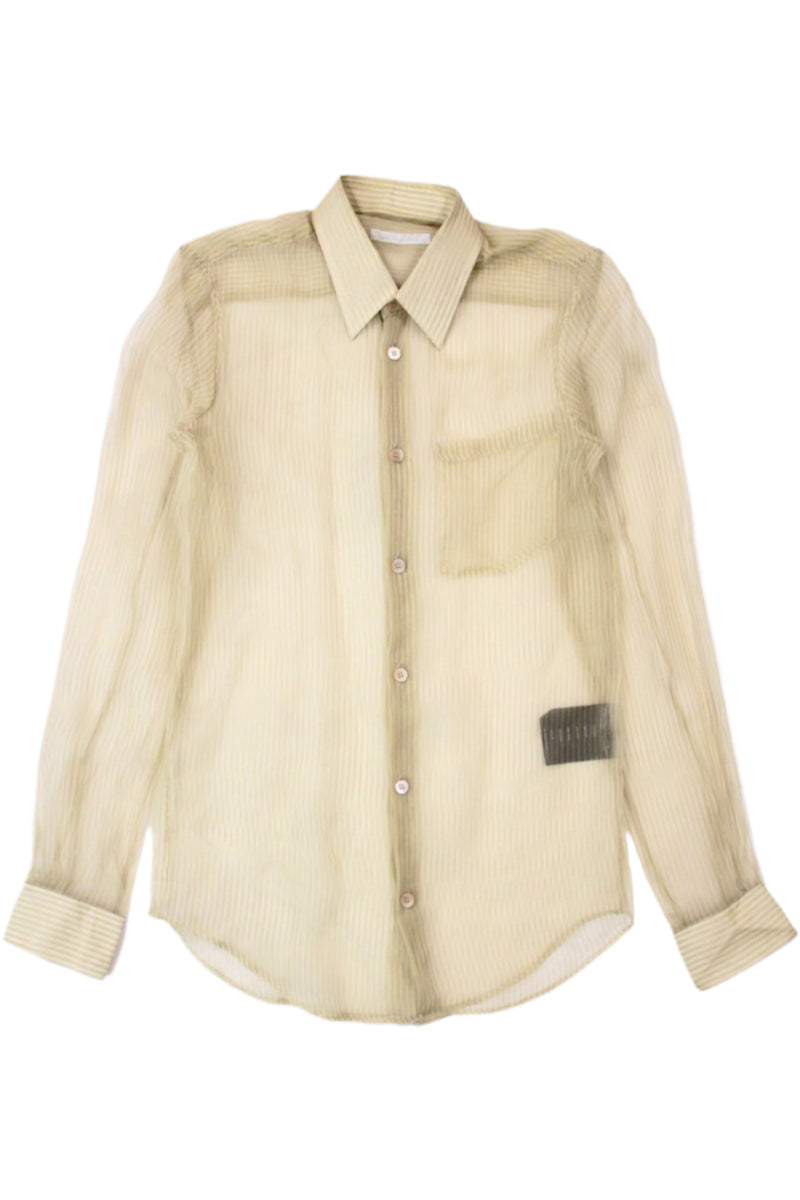 Helmut Lang - Sheer Stripe Shirt