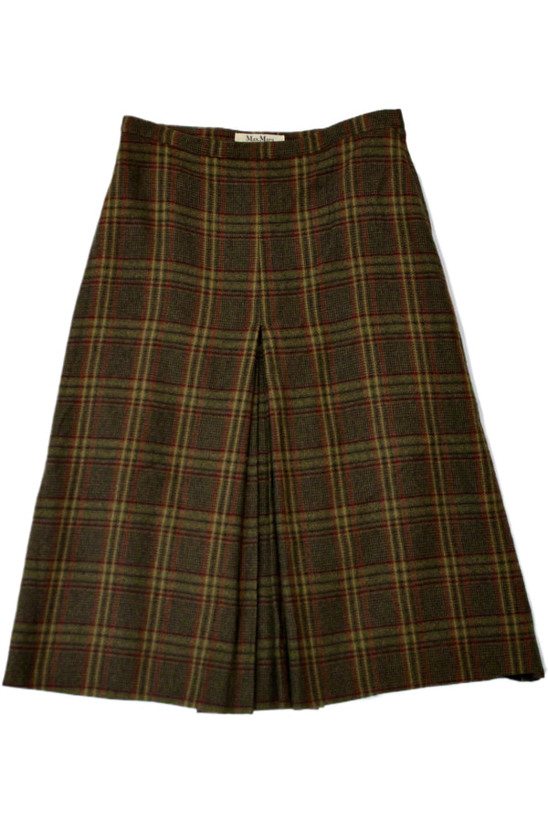 Max Mara- Vintage Tweed Midi Skirt