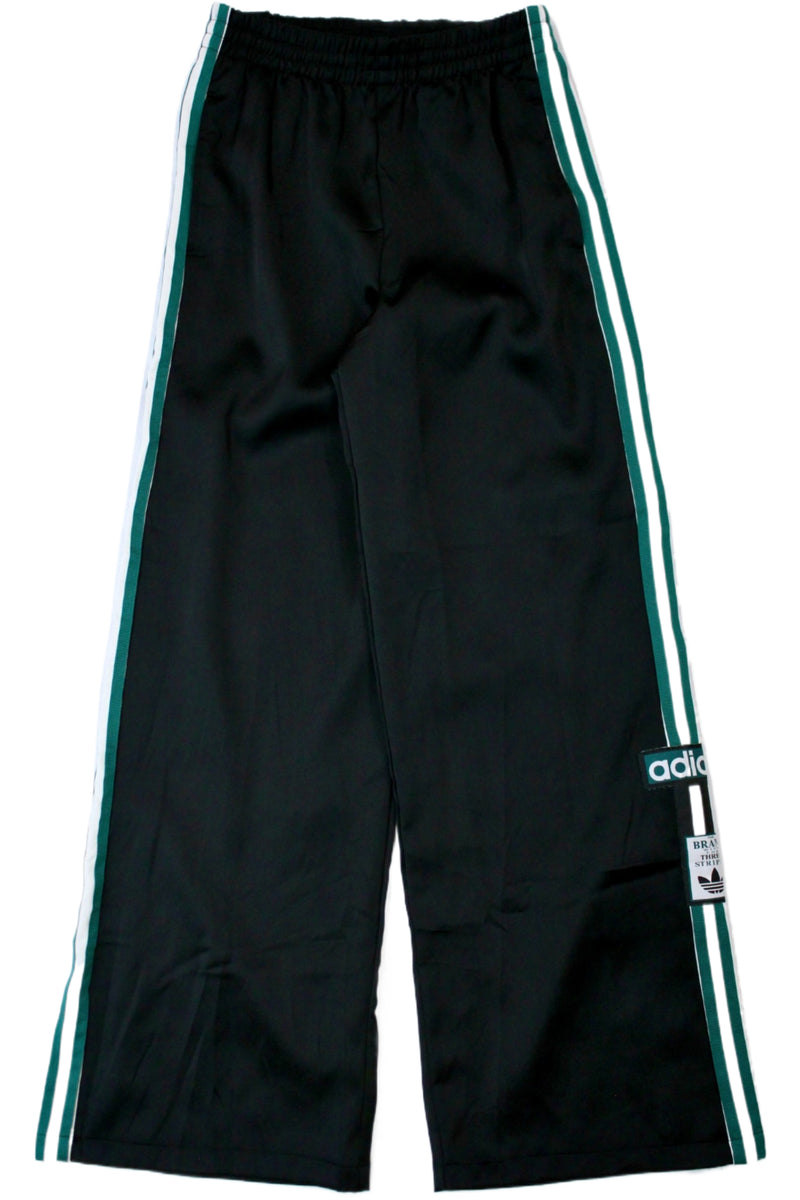 Adidas - Green Stripe Snap Trackpants