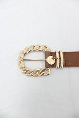 Karen Walker - Brown Chunky Chain Belt