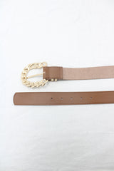 Karen Walker - Brown Chunky Chain Belt