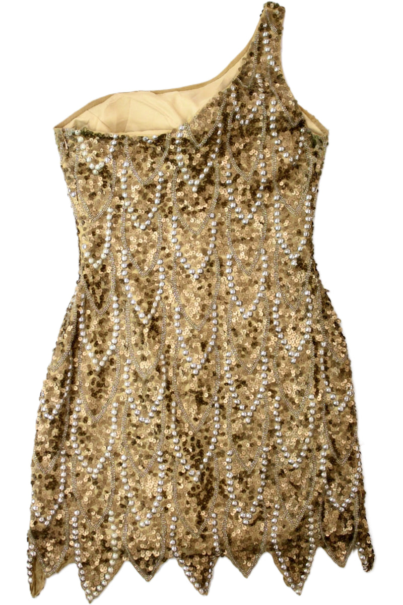 SCALA - Beaded Silk Dress