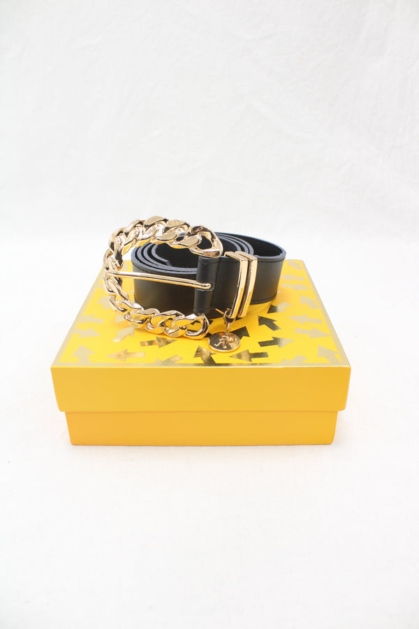 Karen Walker - Black Chunky Chain Belt