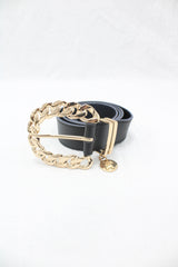 Karen Walker - Black Chunky Chain Belt