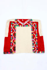 Hessian & Wool Woven Vest