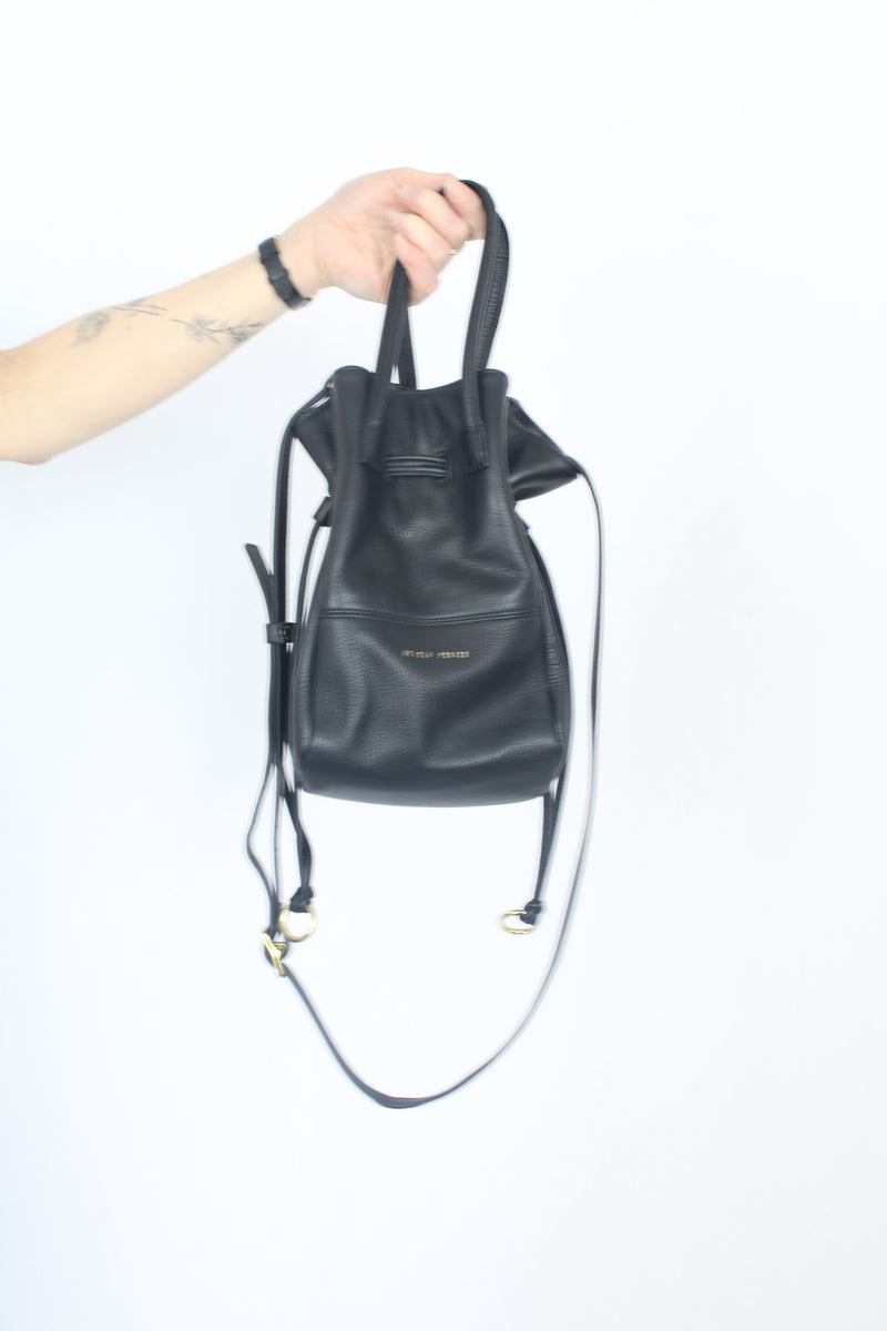 Deadly Ponies - Leather Drawstring Bag