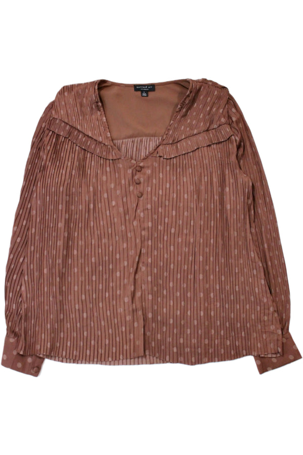 Current Air - Pleated Satin Top