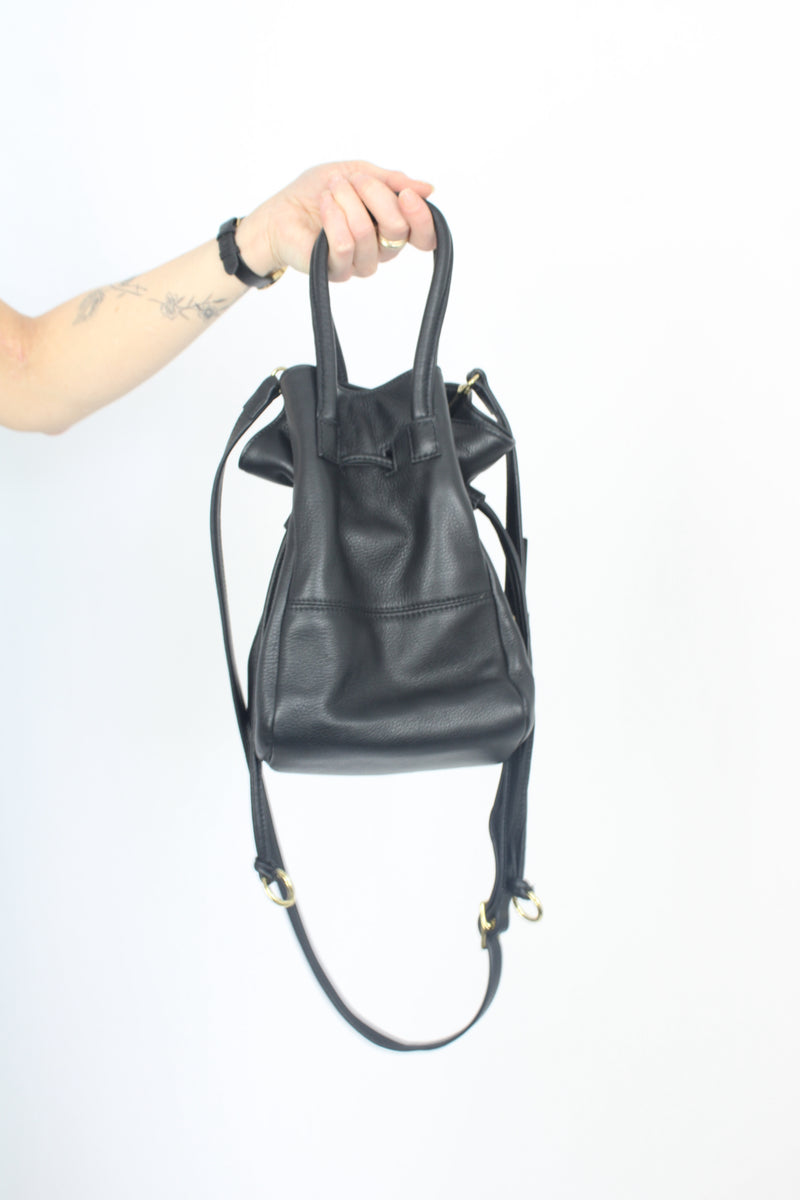 Deadly Ponies - Leather Drawstring Bag