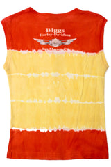 Harley Davidson Motor Cycles - Tie Dye Singlet