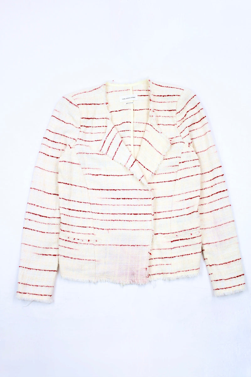 Striped Boucle Jacket