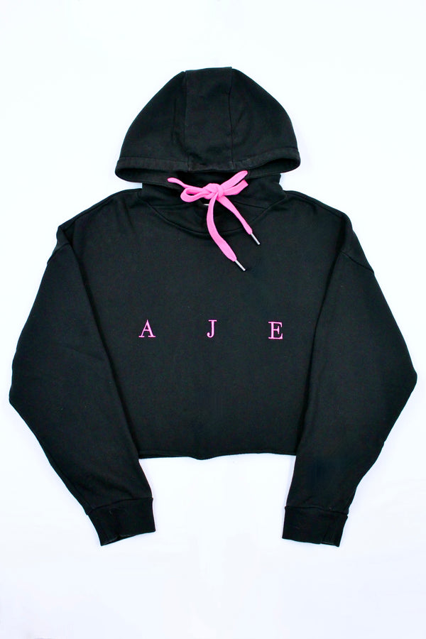 Aje - Embroidered Crop Hoody