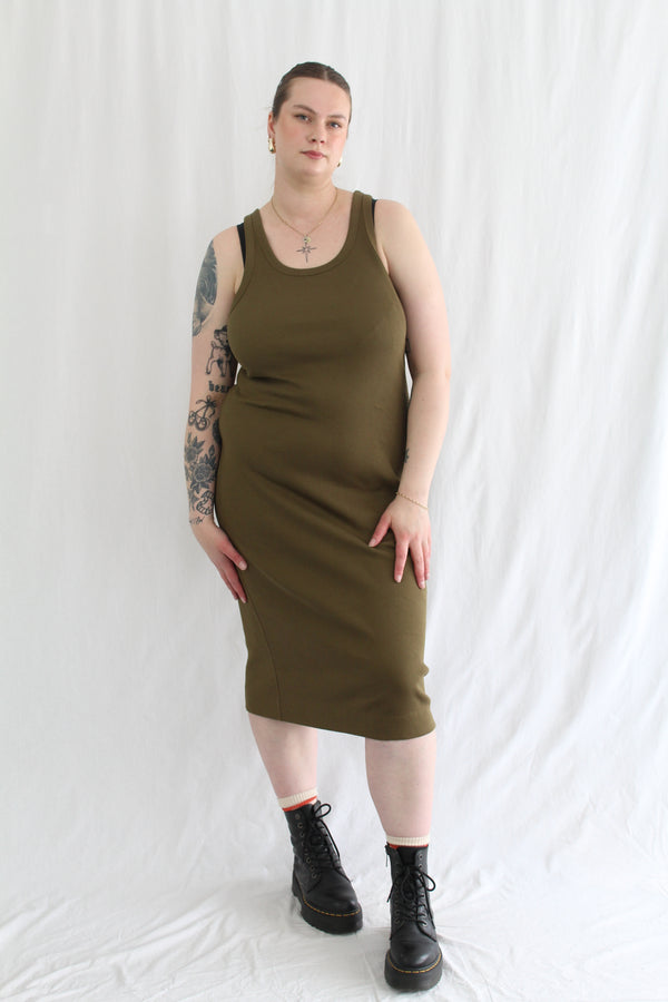 Ribbed Tank Dress