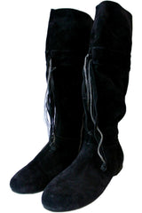 Miu Miu - Suede Knee High Boots