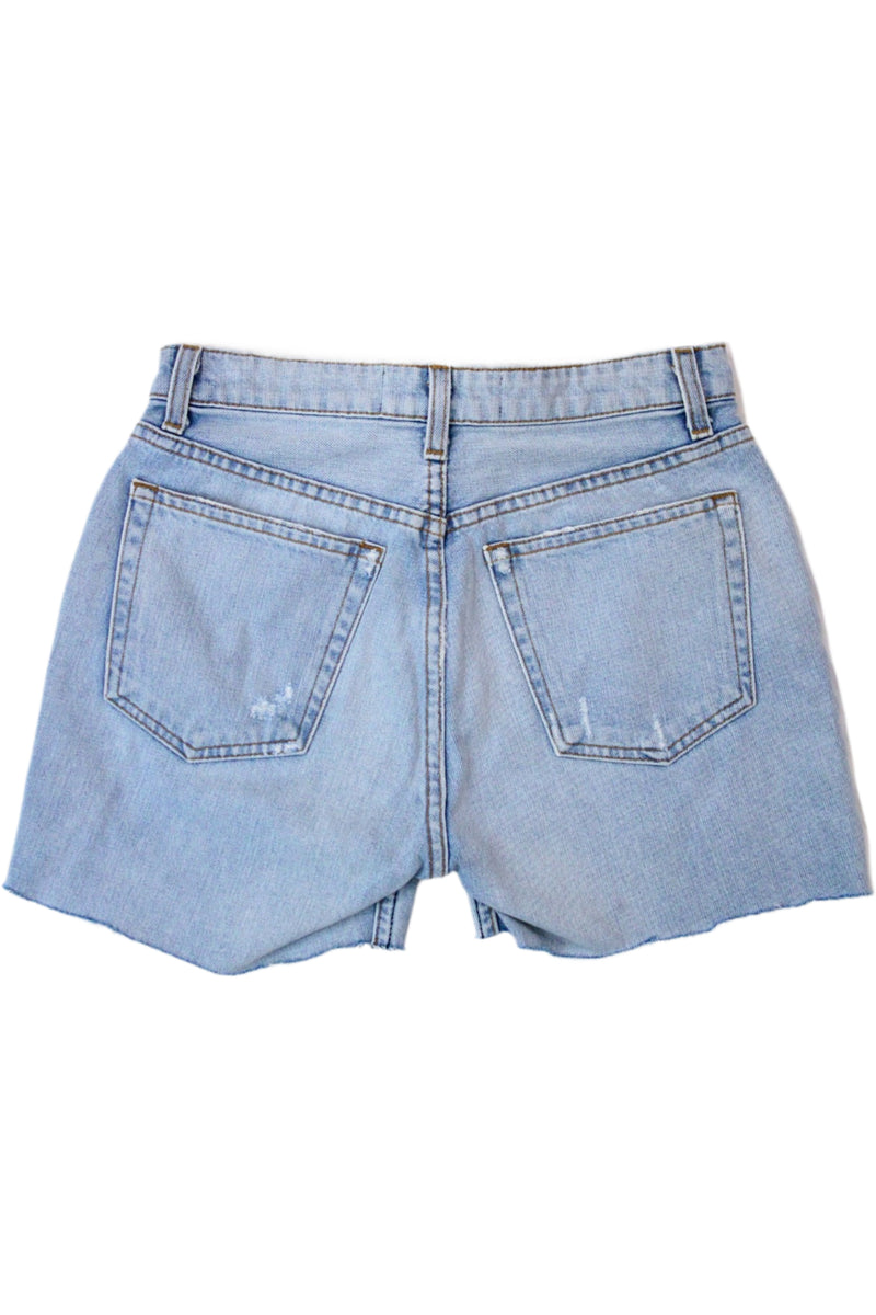 Reformation - Distressed Denim Shorts