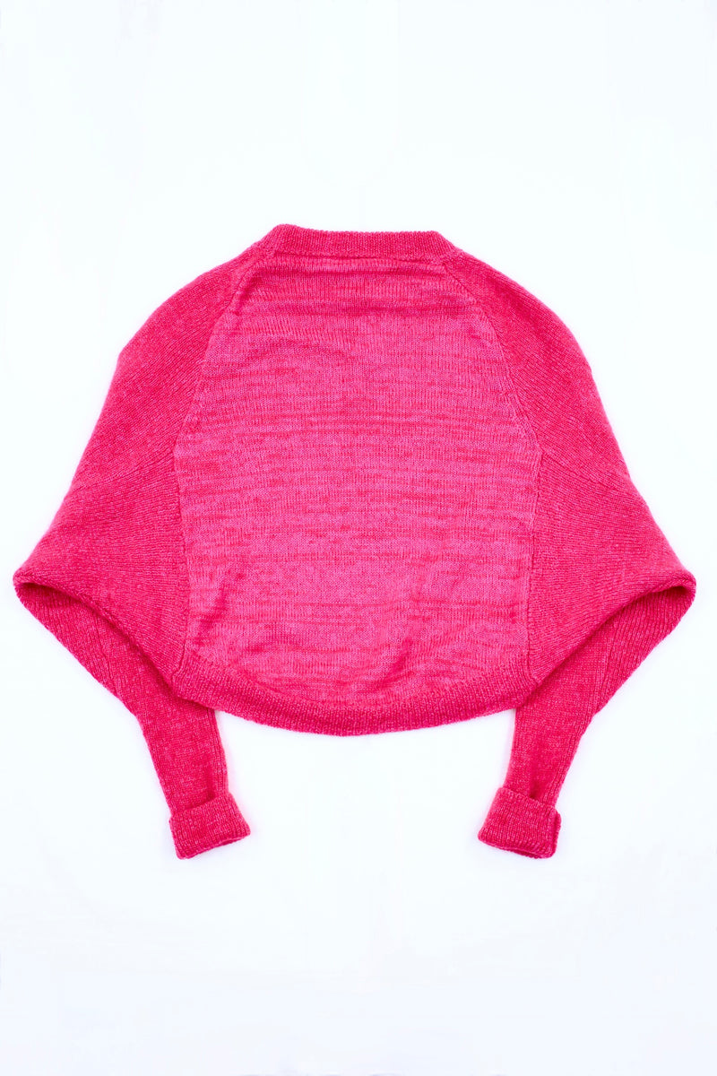 Dolman Sleeve Crop Knit