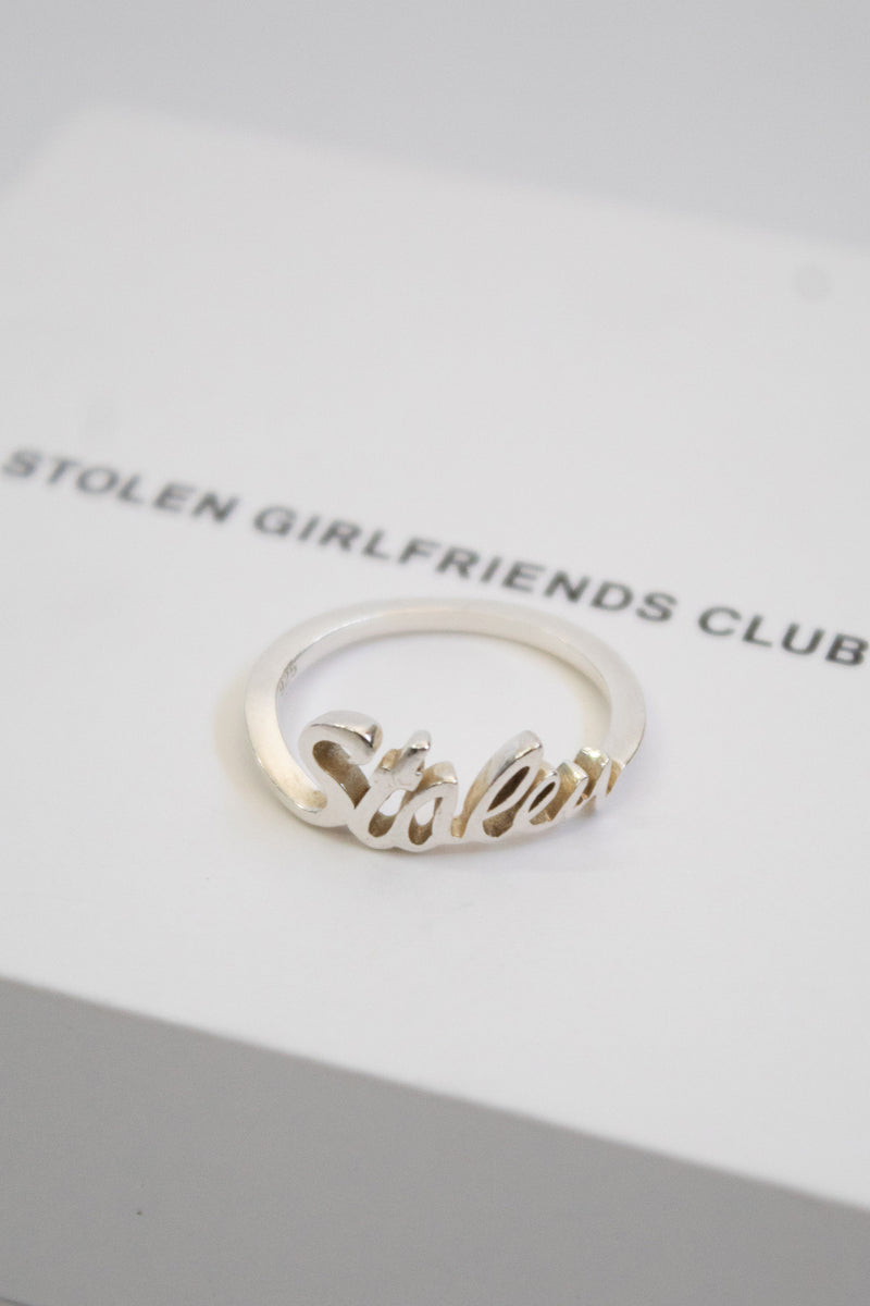 Stolen Girlfriend's Club - Cursive 'Stolen' Ring