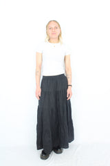 Country Road - French Linen Maxi Skirt