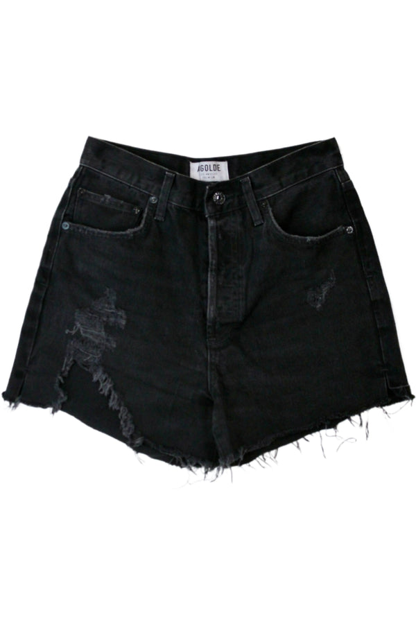 Agolde - Distressed Denim Shorts