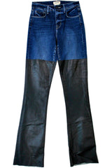 L'Agence - Coated Contrast Jeans