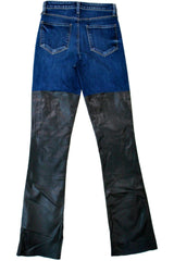 L'Agence - Coated Contrast Jeans