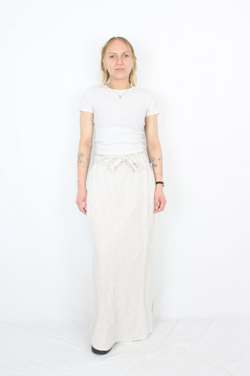 Ruby - Linen Maxi Skirt