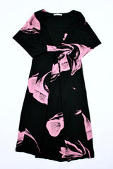 Abstract Lily Print Dress