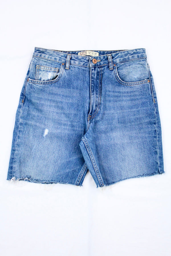 Zara Basic - Cut Off Denim Shorts